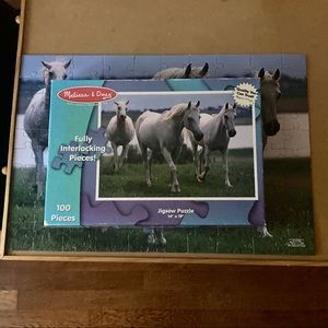 Melissa & Doug White Stallions Horse Puzzle